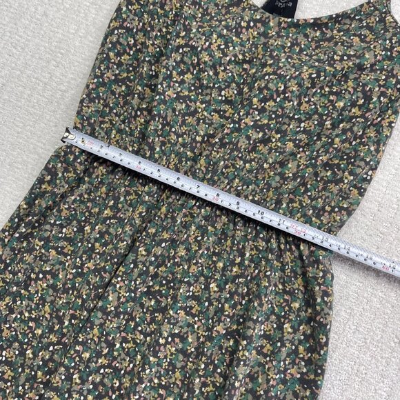 PrAna Dress Women L Green Floral AOP Outdoor Active Nature Built In Shelf Bra - Picture 7 of 13